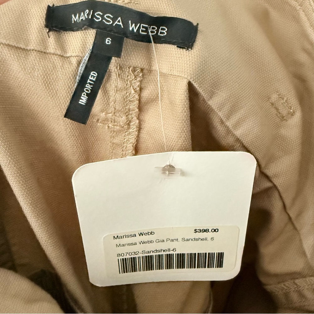 ✨ Marissa Webb Gia Pant Sandshell High Waist Paperbag Utility Pant Size 6 ✨ - Picture 7 of 12